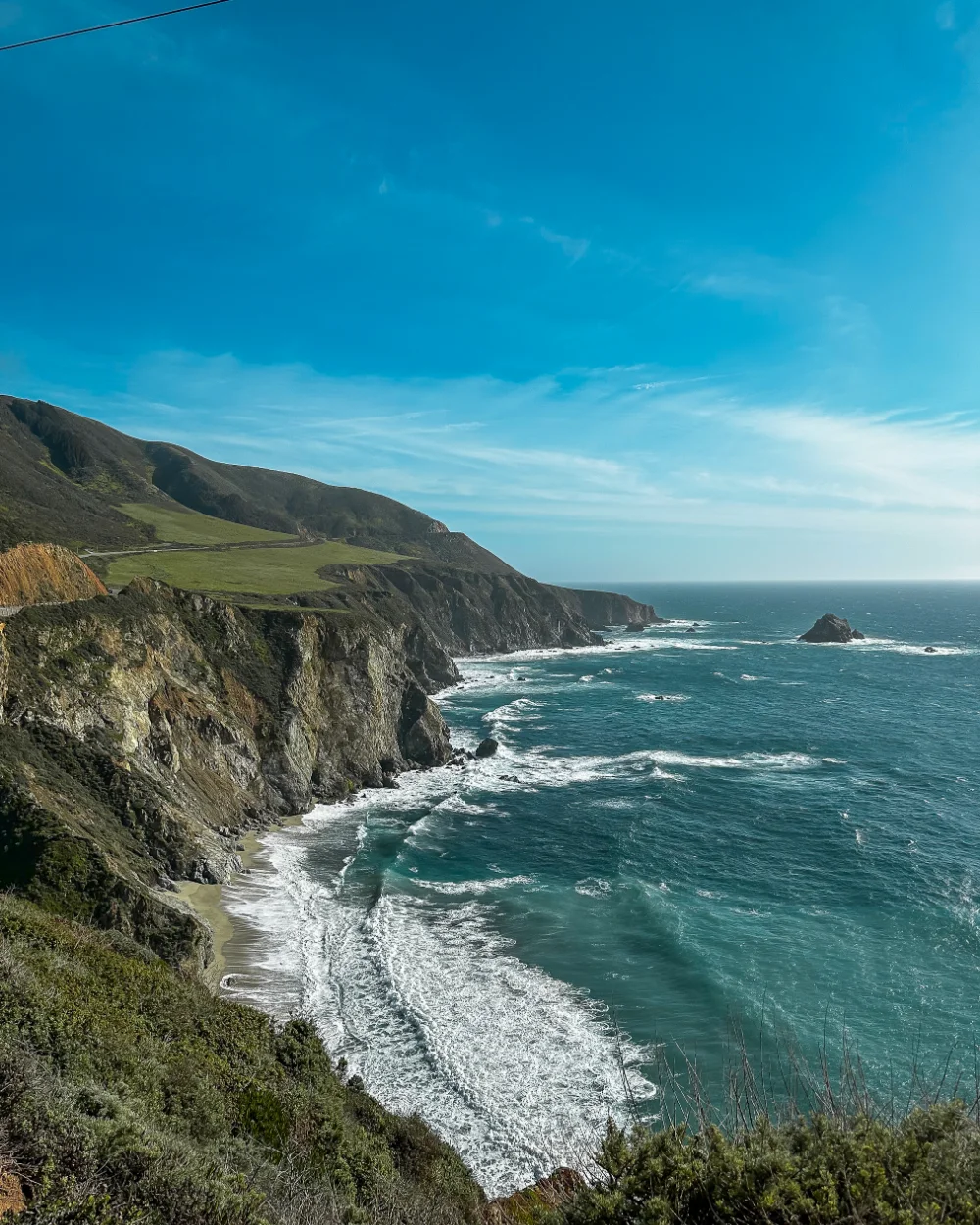 Big Sur coastline from Highway 1